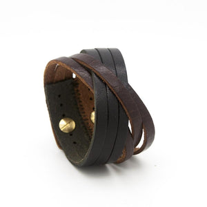 ORLEANS Cuff - Chocolate Brown and Black-Rimanchik