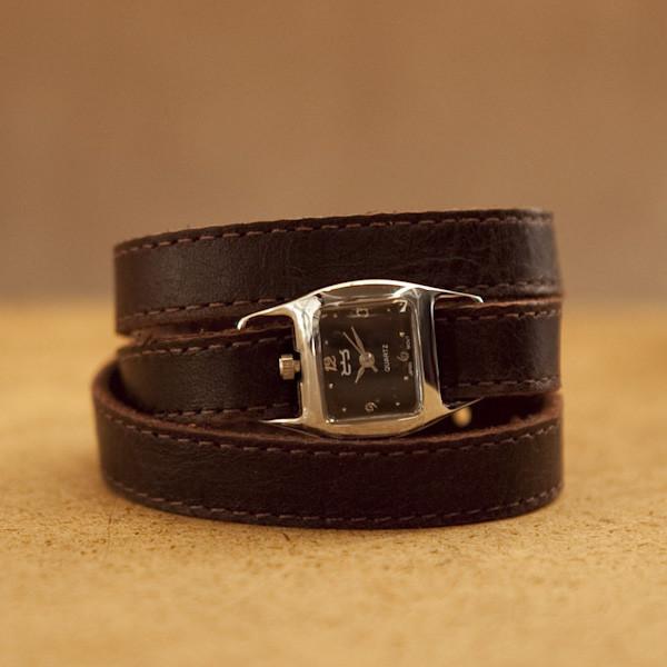 Leather hotsell wrap watch
