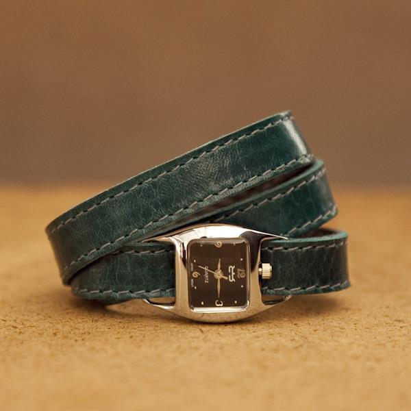 TWIST Wrap Watch – Teal-Rimanchik