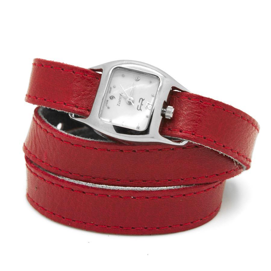 TWIST Wrap Watch – Cherry Red-Rimanchik
