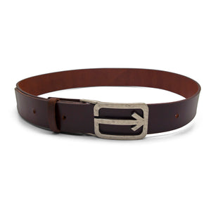 ARROW Leather Belt – Chocolate Brown-Rimanchik