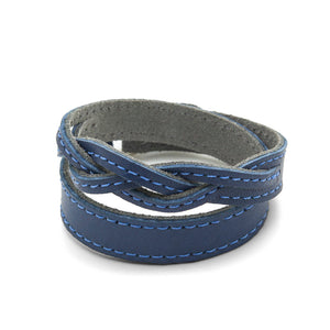 Braided TWIST Cuff – Royal Blue-Rimanchik