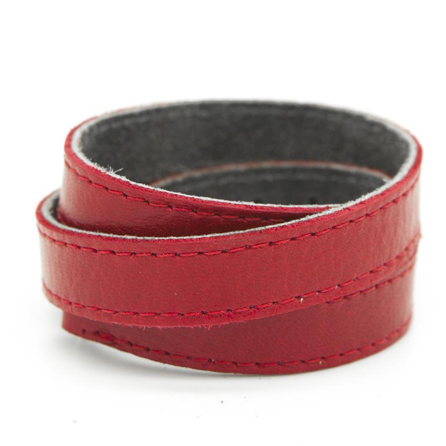 TWIST Wrap Cuff – Cherry Red