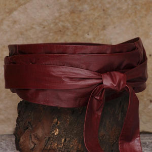 SASH-A Wrap Belt – Oxblood Red-Rimanchik
