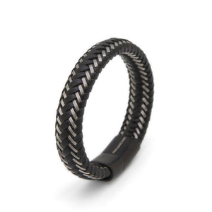 MATRIX Bracelet - Black + Steel-Rimanchik